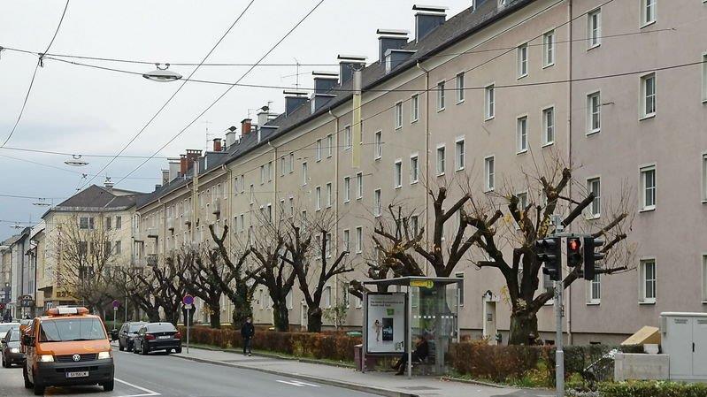 Bauarbeiten in der Strubergasse