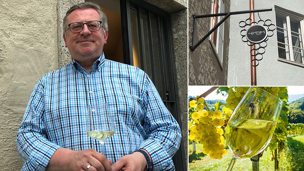 Karl-Heinz Robitschko führt seit zwei Jahren eine Vinothek in der Stadt Salzburg.
