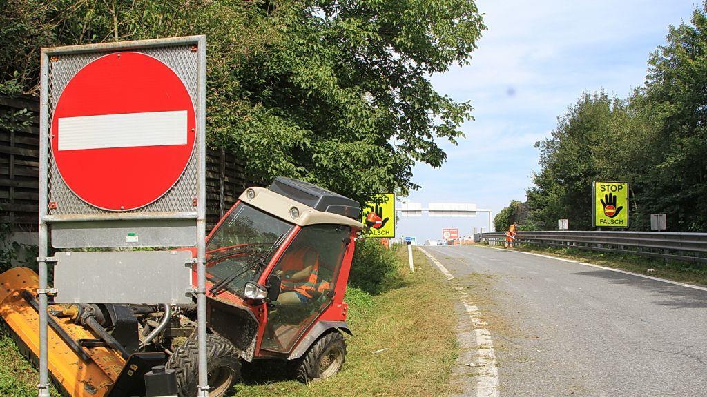 Erhaltungsarbeiten auf A1