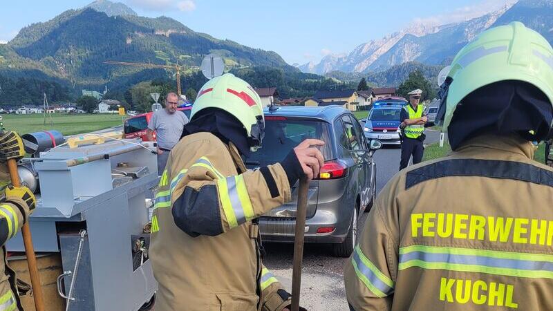 Auto contra Pkw in Kuchl
