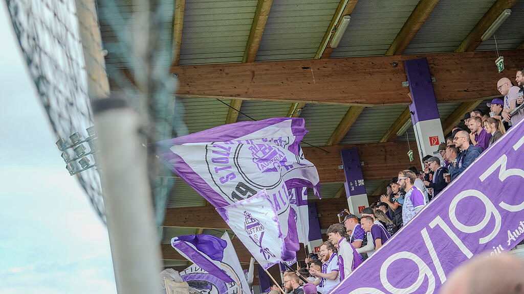 2. Liga: Austria Salzburg gegen Amstetten
