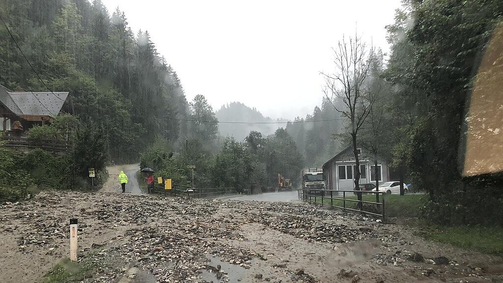 Auch in der Steiermark gab es starke Regenfälle