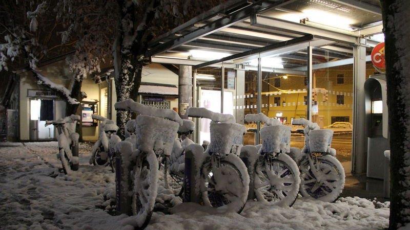 Erster Schnee in Salzburg