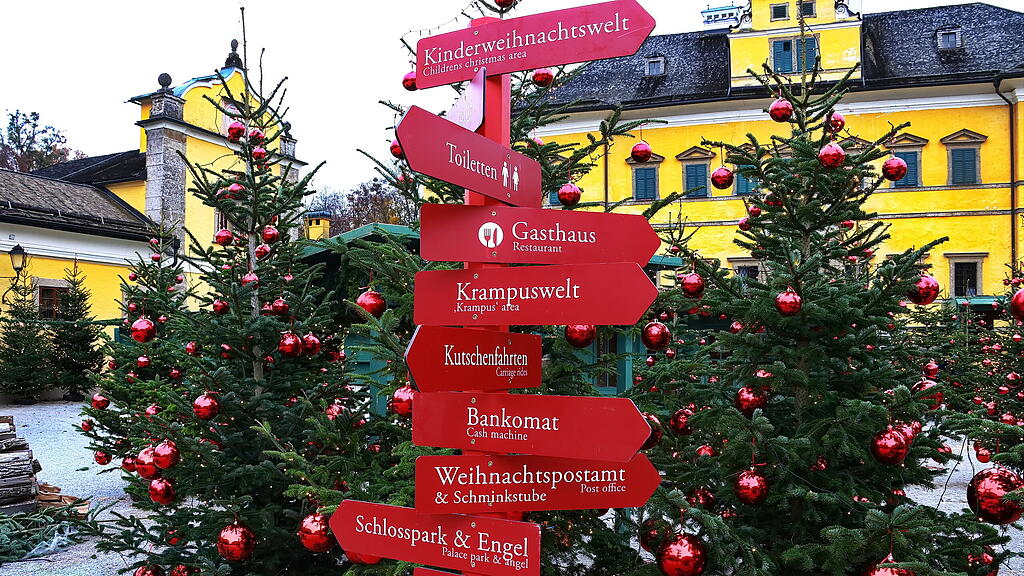 Hellbrunner Adventzauber: Aufbau