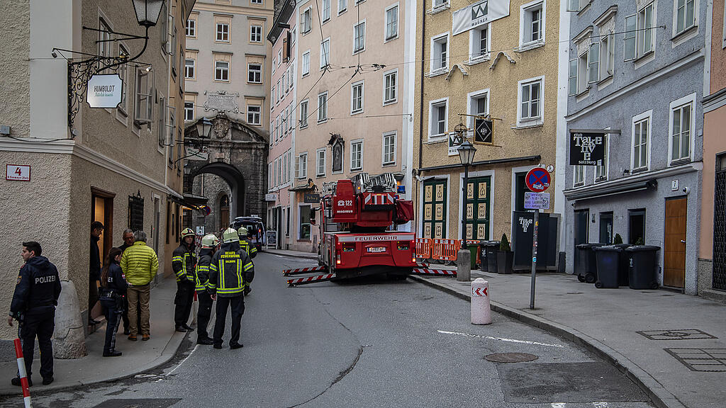 Steinschlag in der Gstättengasse