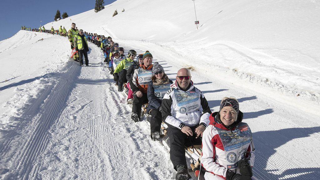 Weltrekord in der Wildkogel-Arena