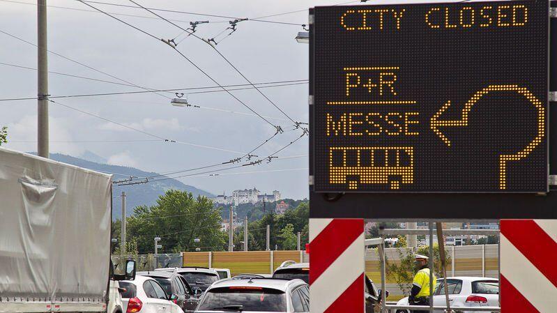 Die Schlechtwettersperre trat am Dienstag zum ersten Mal in diesem Jahr in Kraft. Staus waren die Folge.