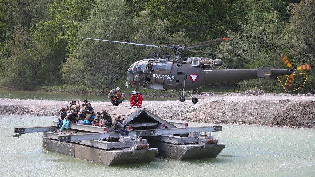 Hochwasserübung Bundesheer III
