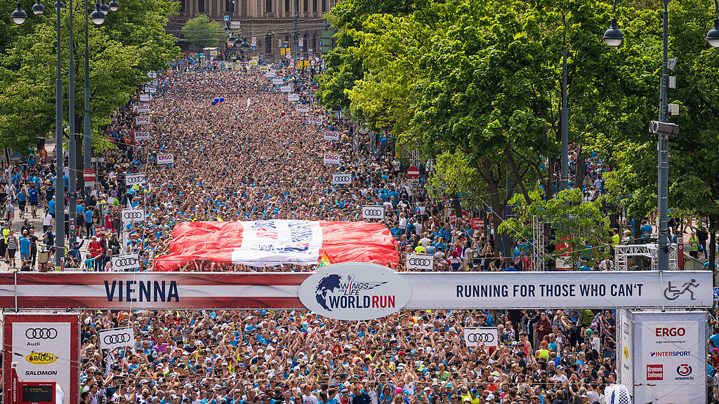 Lukas Müller beim Wings for Life World Run