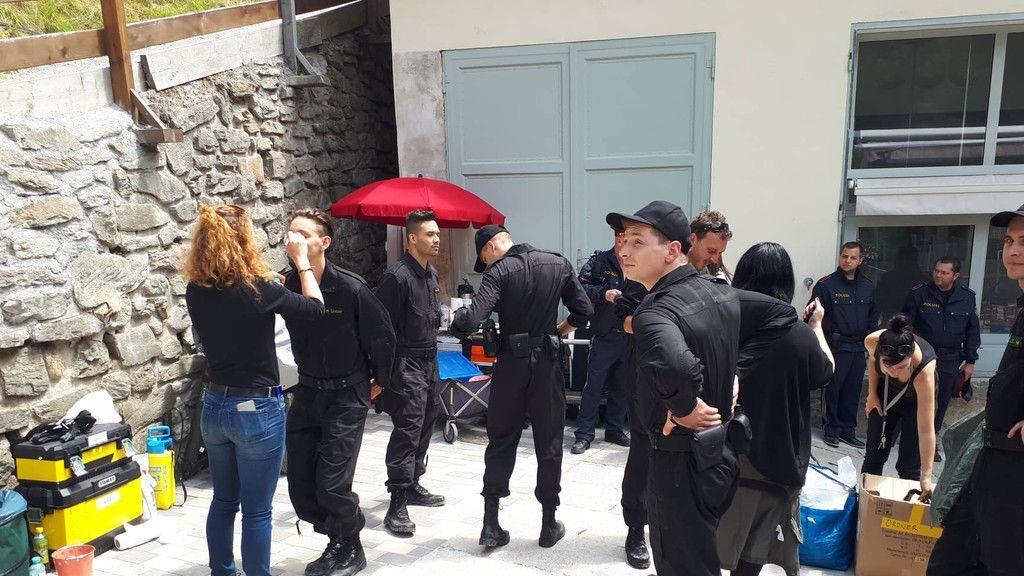 "Die Toten von Salzburg" in Bad Gastein: Hinter den Kulissen