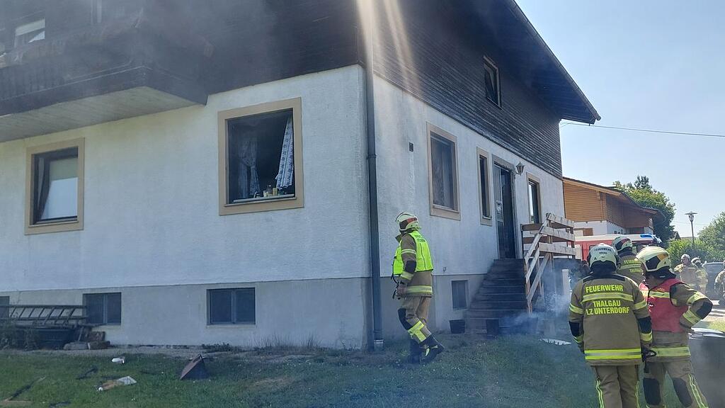 Küchenbrand in Thalgau