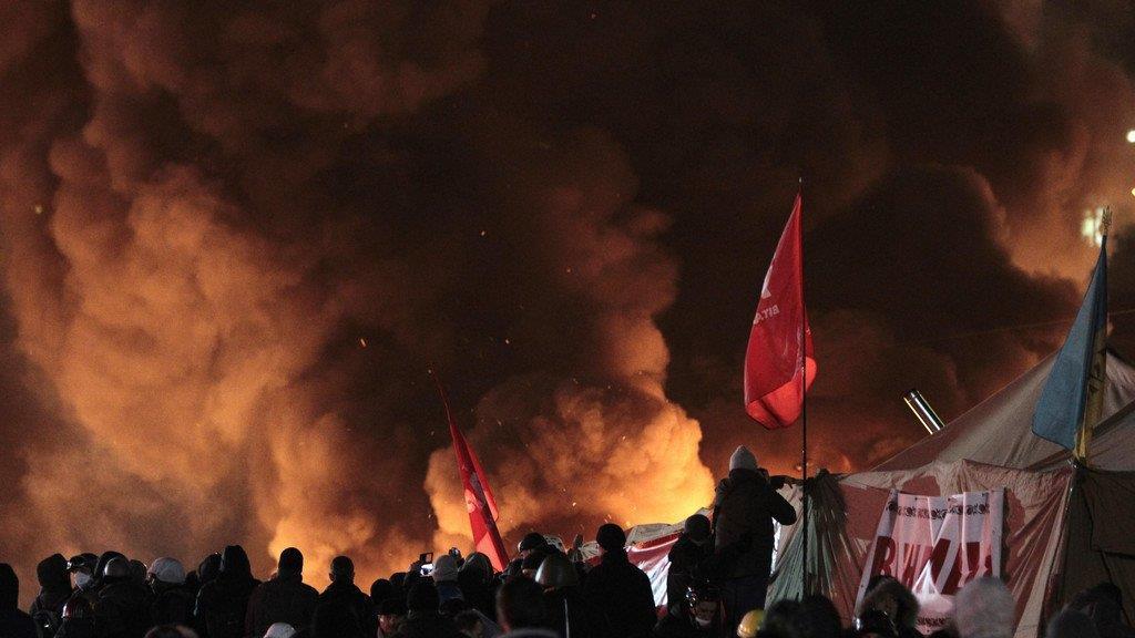 Kiew brennt: Ausschreitungen fordern Todesopfer