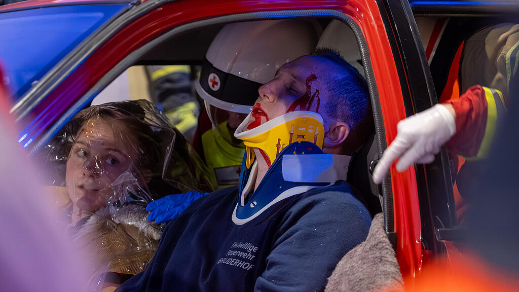 Große Einsatzübung im Lieferinger-Tunnel