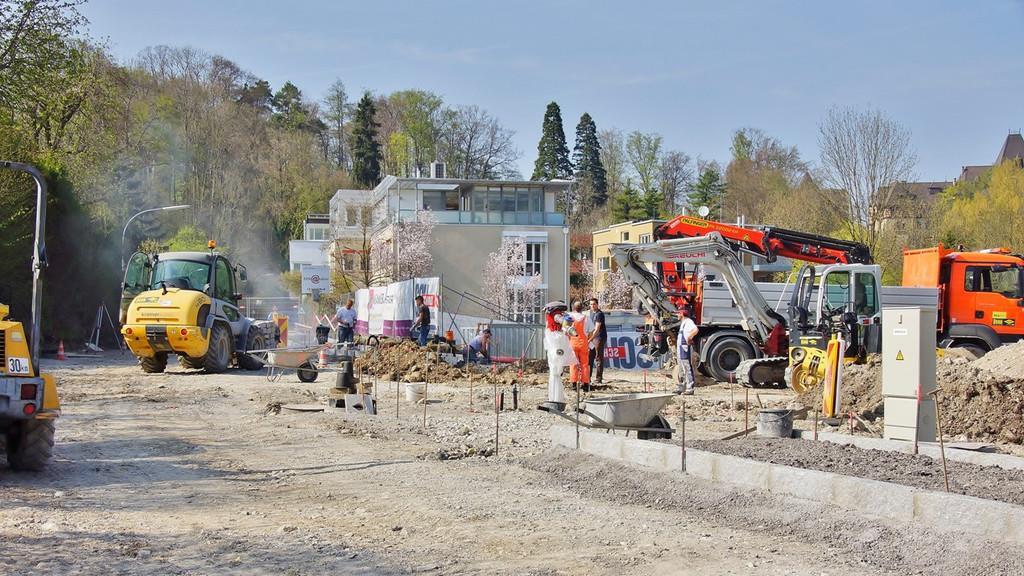 Kreisverkehr in Gmunden