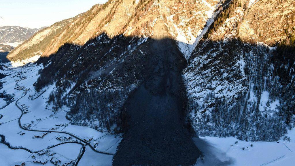 Felssturz in Vals