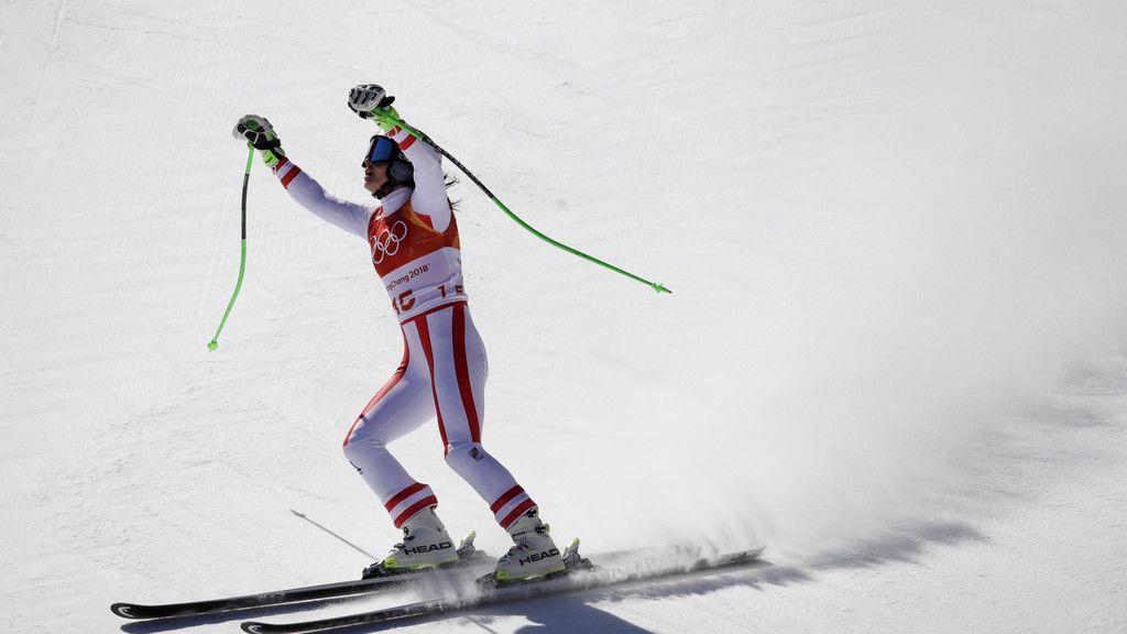 Olympia: Anna Veith holt Super-G-Silber