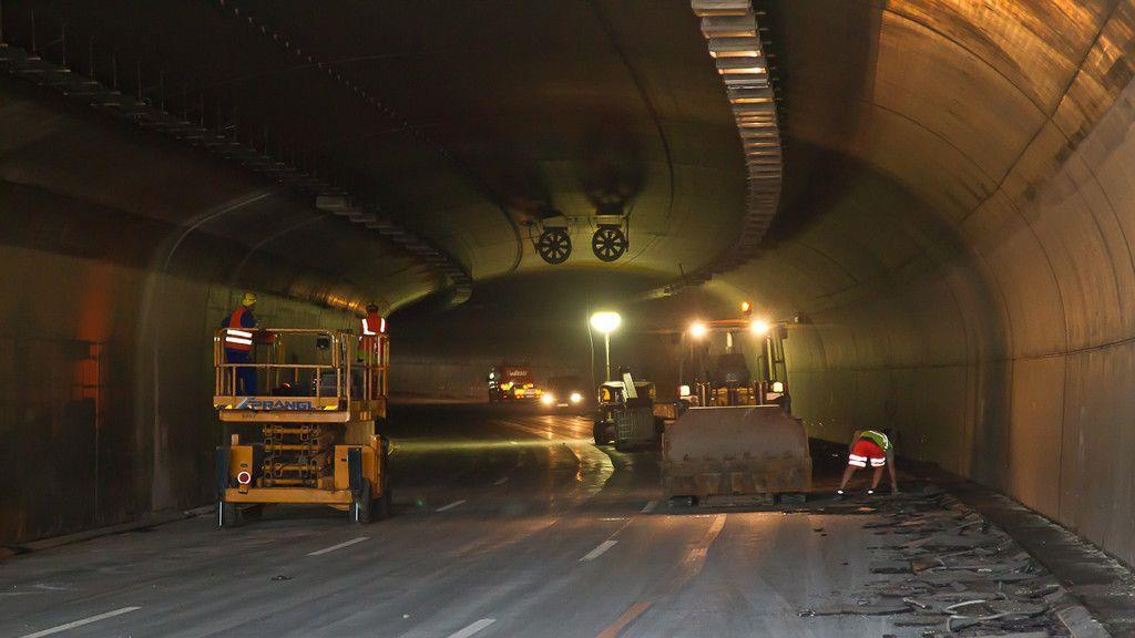 Lieferinger Tunnel: Sanierung der zweiten Röhre begonnen