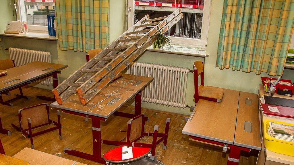Volksschule Gnigl verwüstet