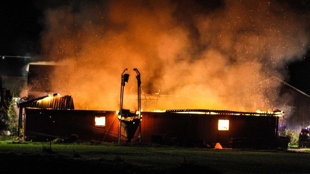 Großbrand in Weng
