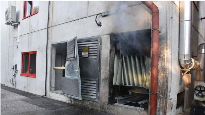 Abtenau, Trafo, brand