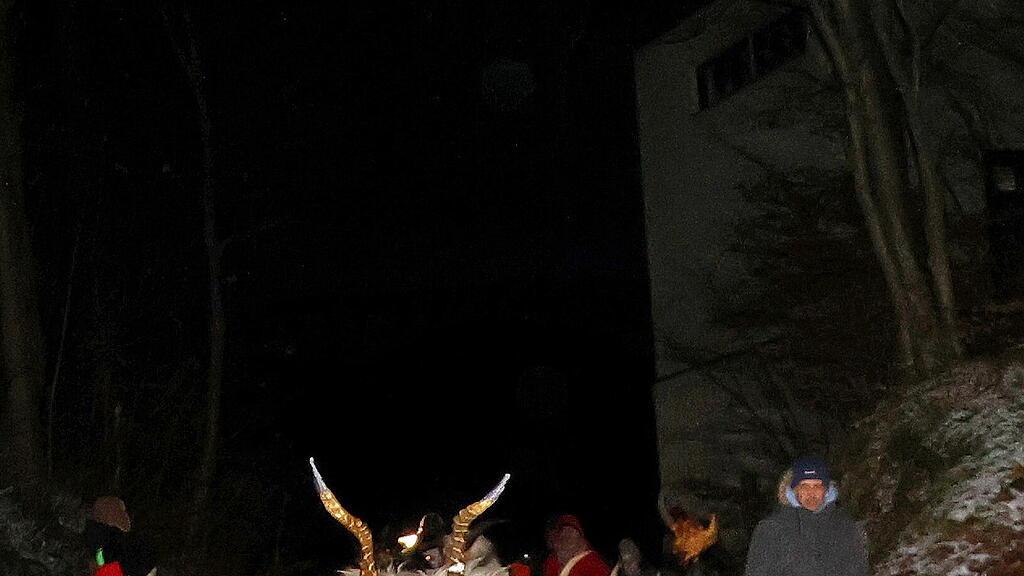 Krampus Einstimmung und Kinderkrampuslauf am Egelsee