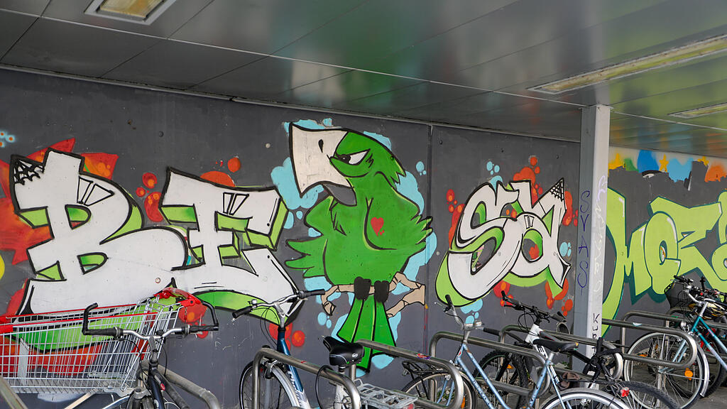 Graffiti in der Stadt Salzburg