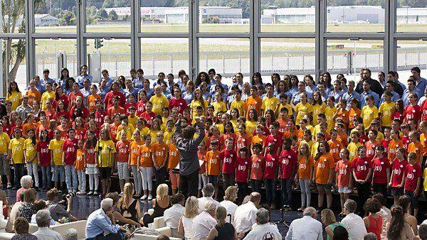 Großes "superar Chorfest" im Hangar-7