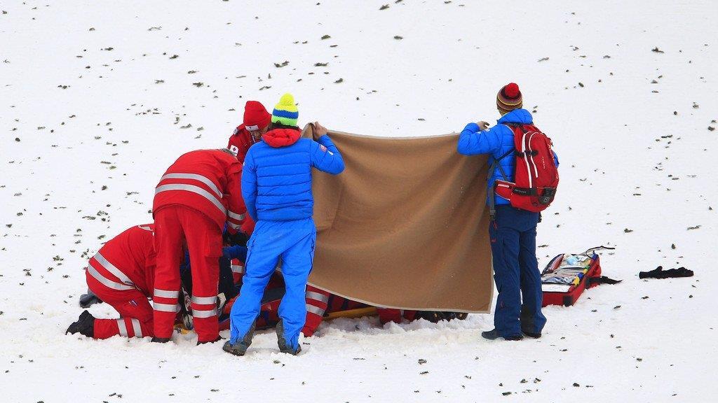 Morgenstern im Kulm-Training gestürzt