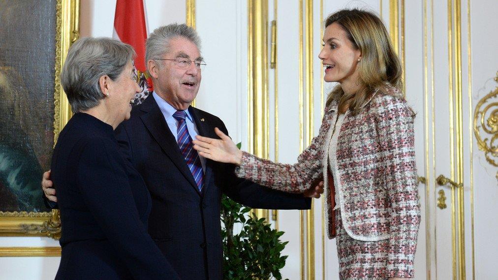 Königin Letizia in Wien