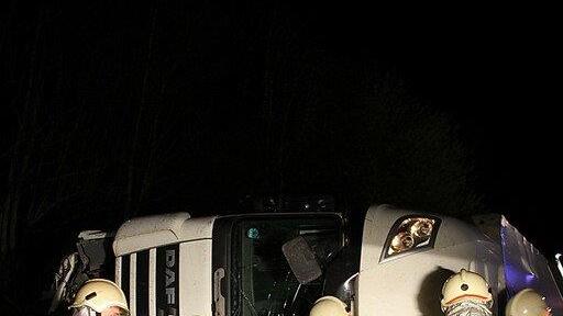 Lkw-Unfall auf A1