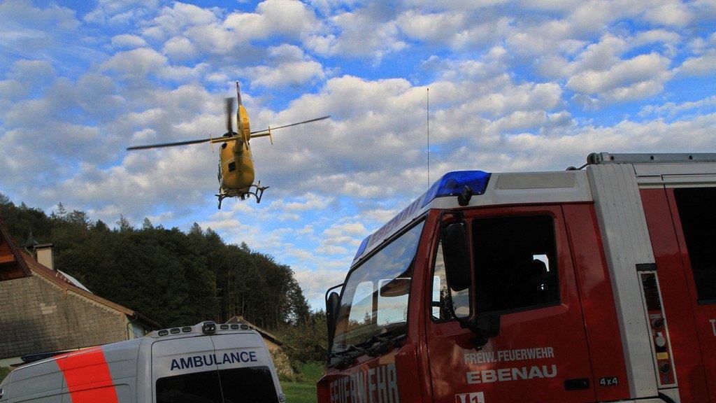Traktorabsturz in Ebenau