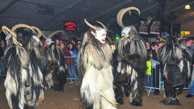 Krampus-Auflauf in St. Johann