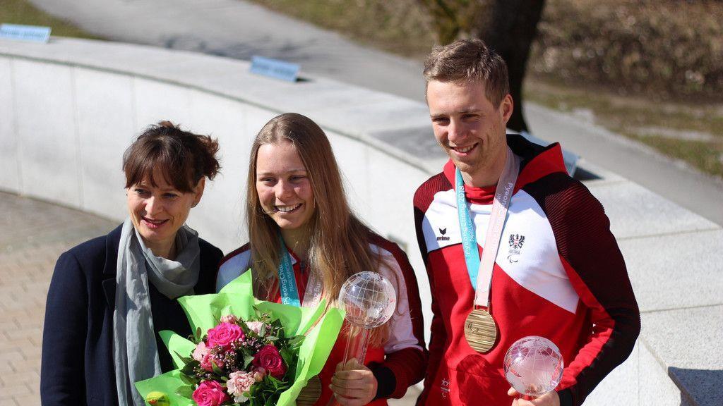 Edlinger mit Paralympics-Bronze in Rif empfangen