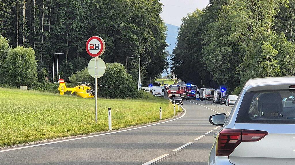 Unfall auf L101 bei Elixhausen