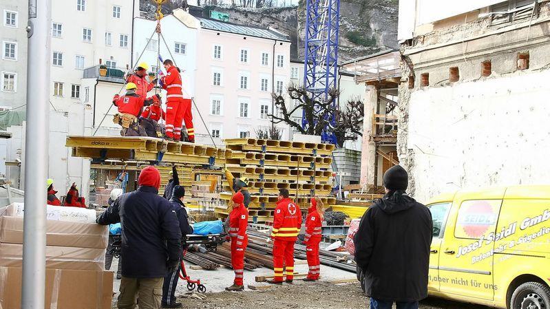 Arbeitsunfall in der Griesgasse