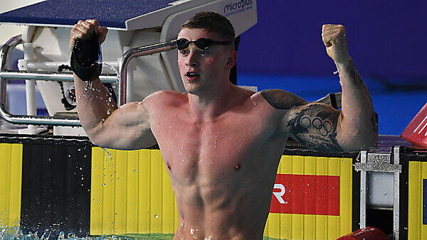 Adam Peaty gewann auch die 50 m Brust