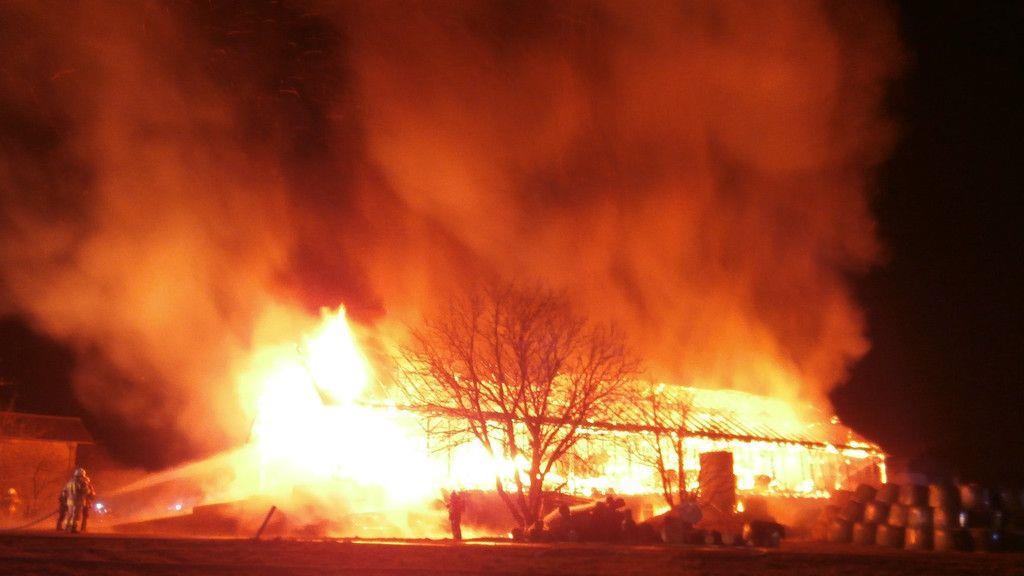 Großbrand bei Bauer in Seekirchen I