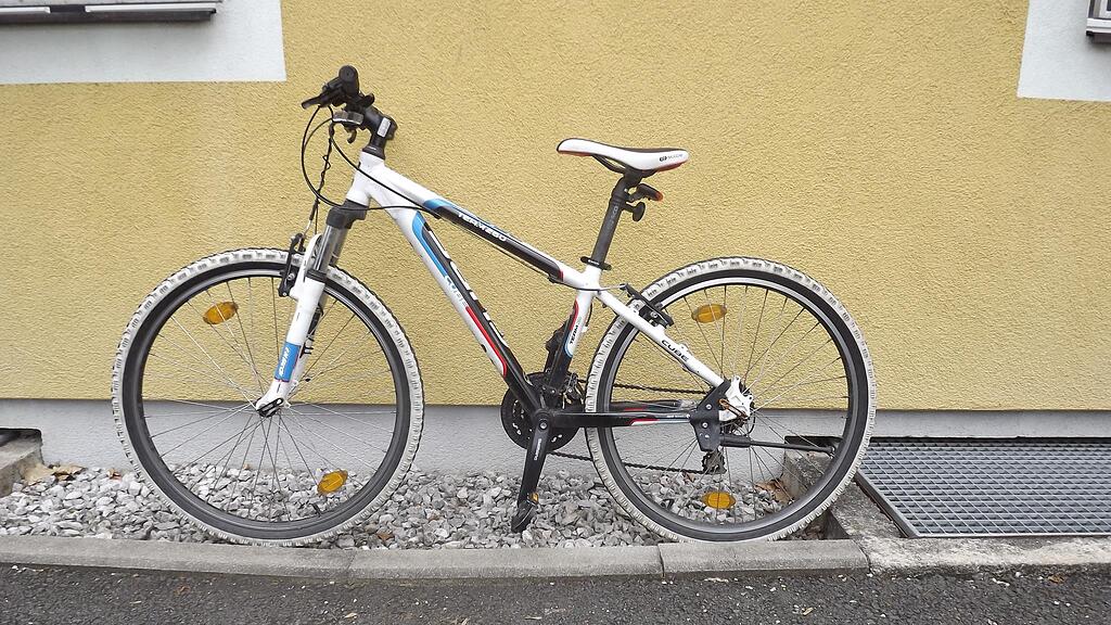 Mit diesem gestohlenen Fahrrad tauchte der 19-Jährige bei der Polizeiinspektion auf.