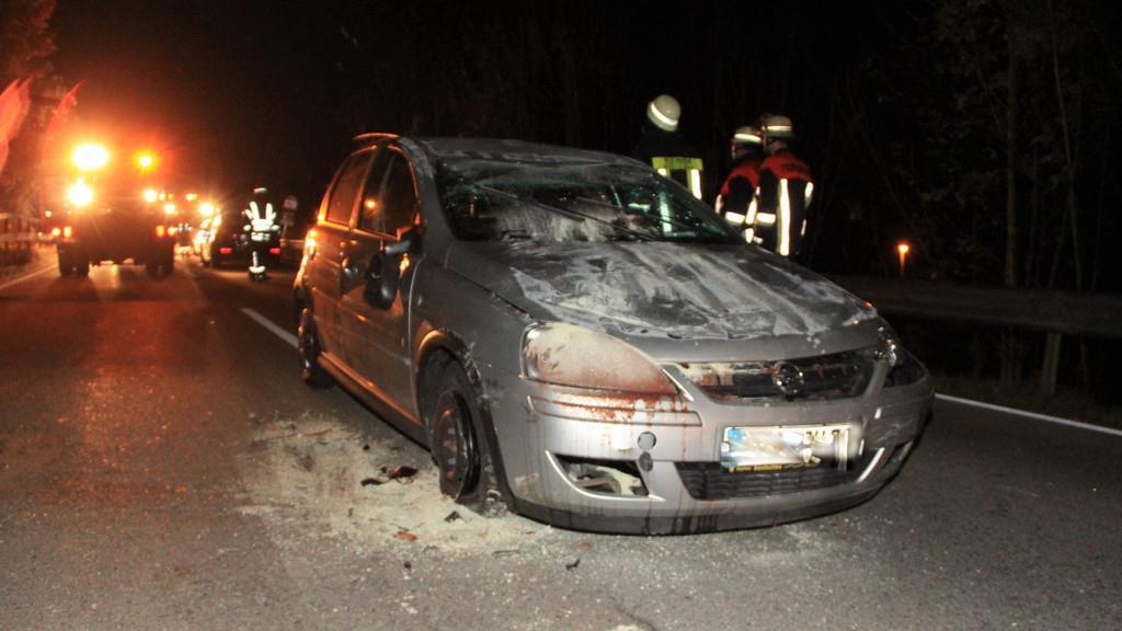Unfall auf der B20
