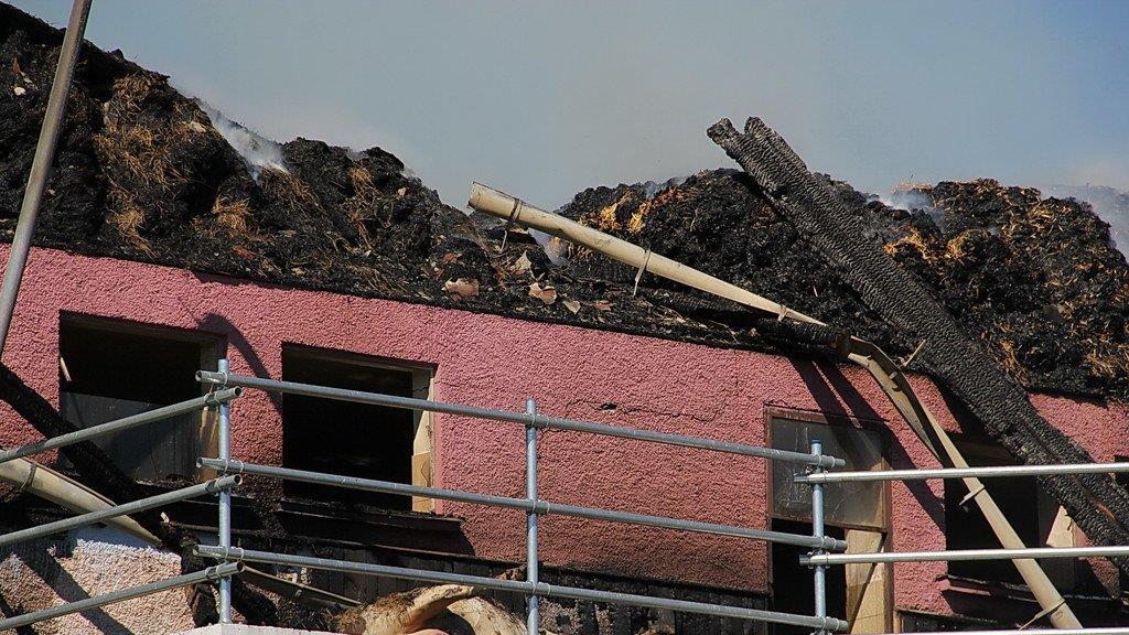 Thalgau: Bilder der Löscharbeiten