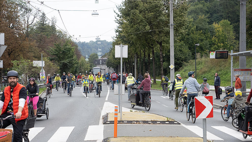 "Kidical Mass" in Salzburg