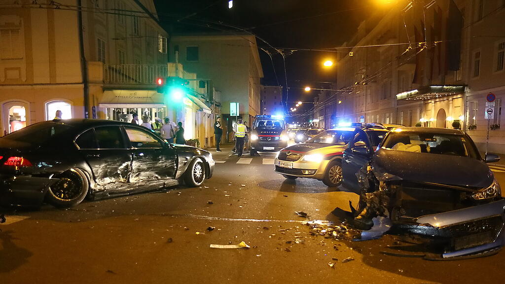 Unfall Schwarzstraße