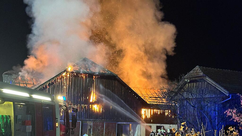 Großbrand Geretsberg
