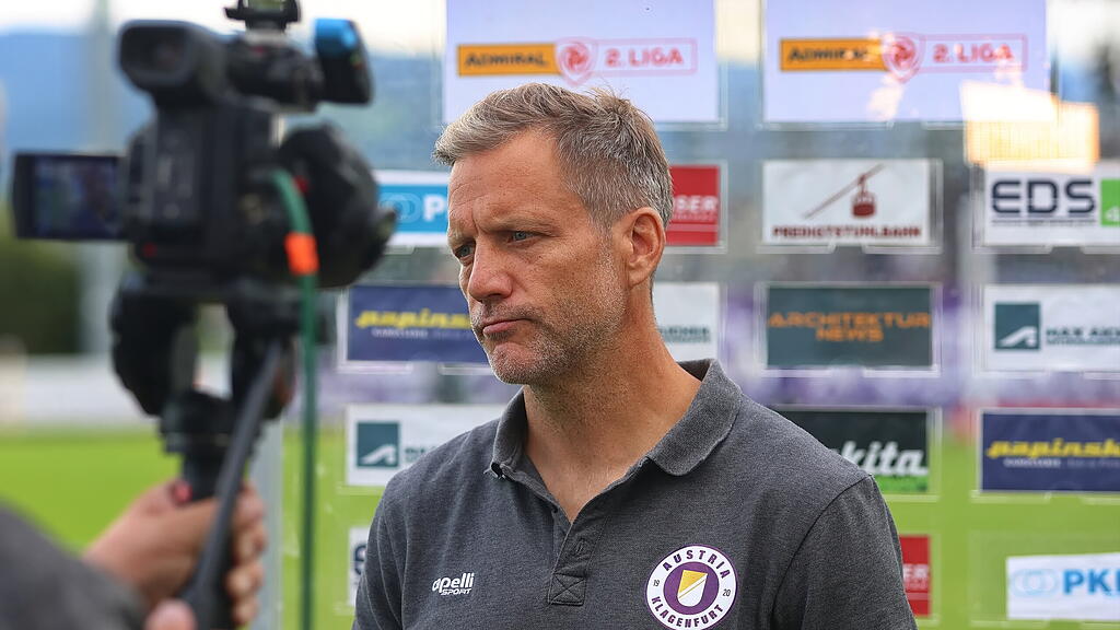Rolf Landerl, Trainer von Austria Klagenfurt