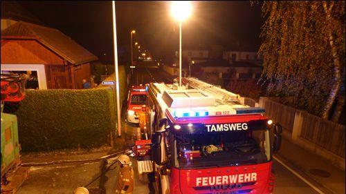Brand einer selbstfahrenden Arbeitsmaschine in Tamsweg