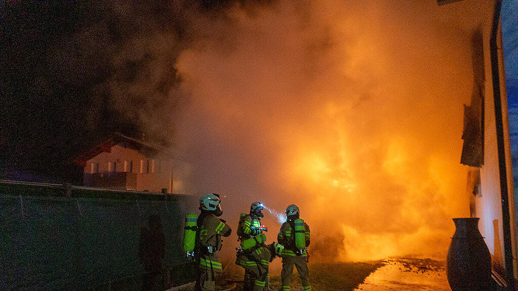 Großbrand in Annaberg-Lungötz
