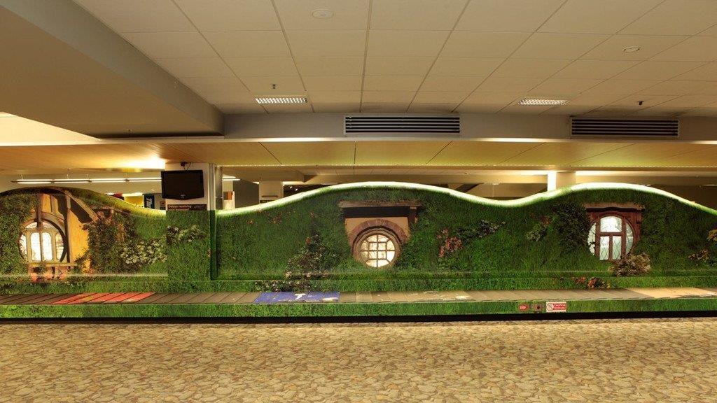 Das Flugzeug zum Hobbit-Film
