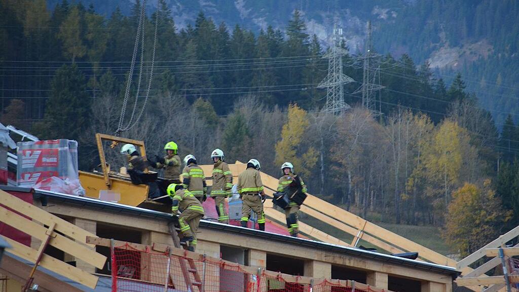Dei Feuerwehr Maria Alm konnte den Brand rasch löschen.