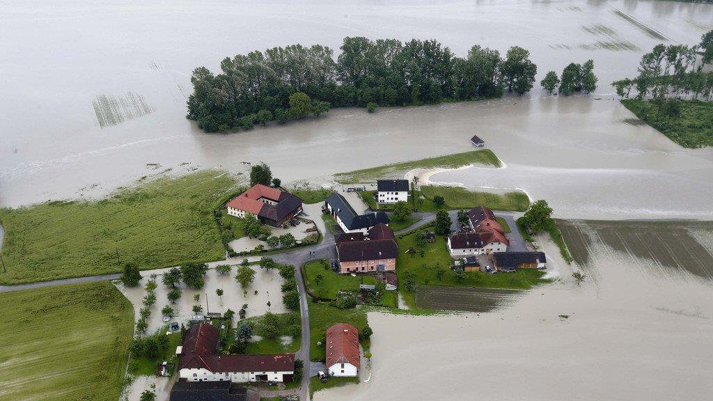 Schärding aus der Luft