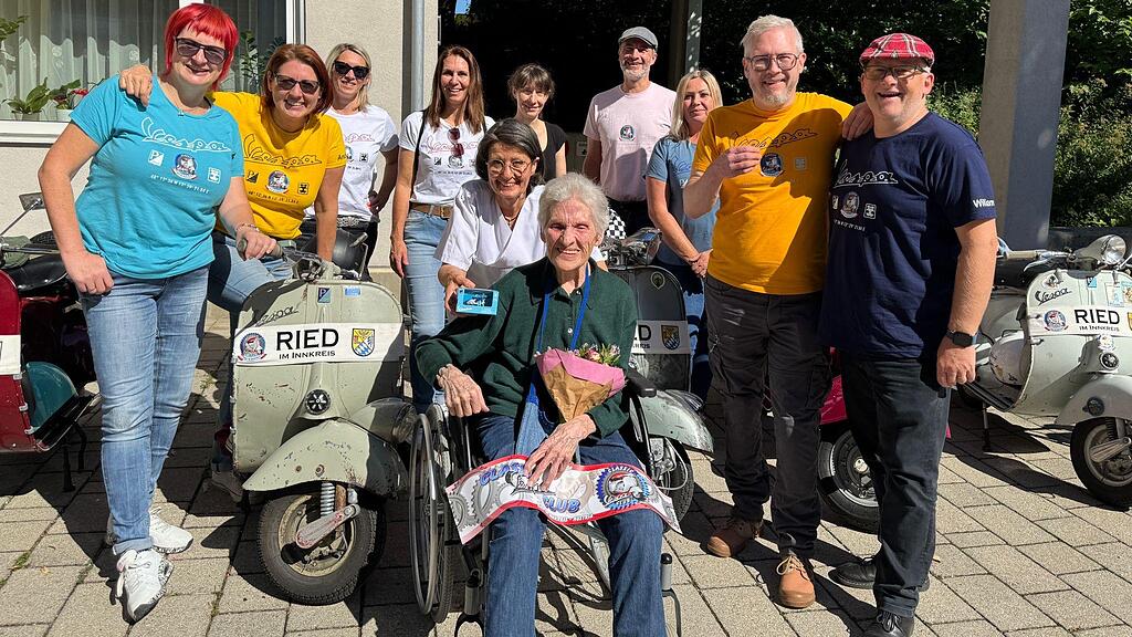 Vespa-Club-Überraschung Obertrum